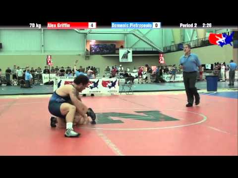 Alex Griffin vs. Domenic Pietropeolo at 2013 ASICS University Nationals - FS