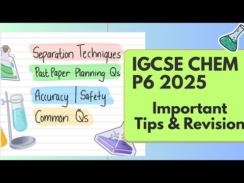 WATCH BEFORE IGCSE CHEM Paper 6 exam | ATP Alternative to Practical TIPS/ Revision