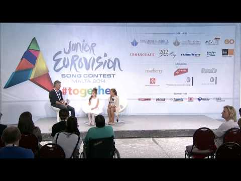 ESCKAZ live in Malta: Alisa Kozhikina (Russia) - press-conference (PBS)