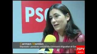 preview picture of video 'Polítiques d'Igualtat en temps de Crisi de JSPV-Sueca amb Carmen Montón i Samuel Falomir'
