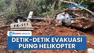 Detik-detik Evakuasi Jenazah dan Puing Helikopter PK-CFX Jatuh di Kalbar, Tim Hadapi Medan Terjal