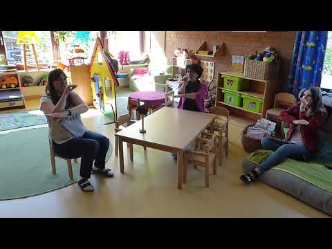 Die Kinderkrippe grüßt die Spatzenkinder