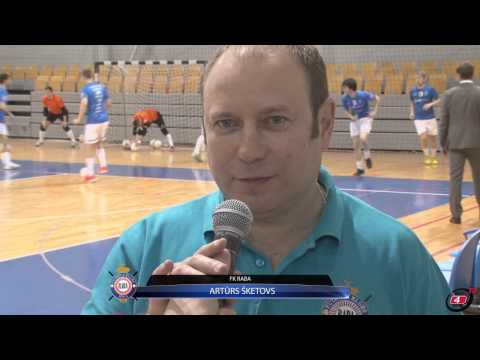 FK RABA - FC NEW PROJECT(7:2) Pēcspēles intervijas (08.03.14)