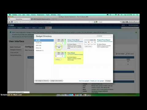 Part of a video titled Timesheet Reports and Gadgets Add-On for JIRA - YouTube