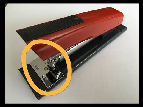 Bürotacker, Bürohefter Trick, unbekannte Funktion - Office Stapler trick