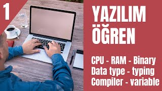 Yazılım nasıl öğrenilir? Ders 1 | Bilgisayar nasıl çalışır | Data tipleri | deği
