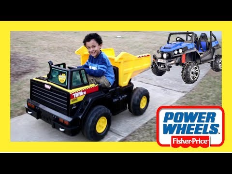 Tonka Mighty Dump Truck 12V Power Wheel Ride On Toys Kids