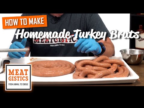 How To Make A Juicy Homemade Turkey Bratwurst