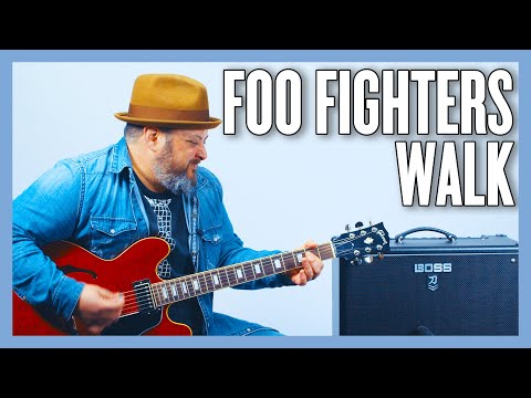 Foo Fighters Walk Guitar Lesson + Tutorial - YouTube