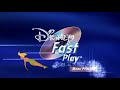 Disney FastPlay Logo En Mandarín Español Portugués Y Inglés