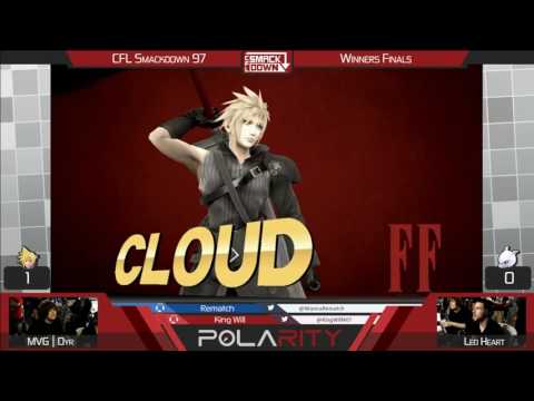 CFL Smackdown 97 WiiU - MVG Dyr (Cloud) vs FBC LeoHeart (Mewtwo) - Winners Finals