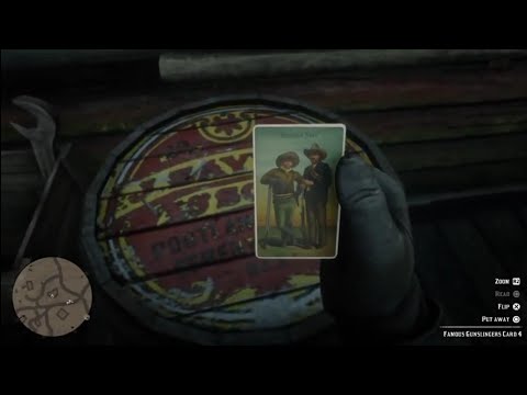 Famous Gunslinger Cigarette Card 4 Location #RDR2 #CigaretteCards