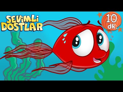 İngilizce Bebek Şarkıları | Red Fish Song 🐟 | İngilizce Çocuk Şarkıları | Sevimli Dostlar