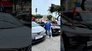 First Time Trying VinFast’s FULL Electric Cars! (VF3, VF6, VF7) 🚙 #Vinfast #Shorts #ElectricCar 