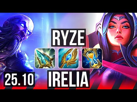 RYZE vs IRELIA (TOP) | KR Diamond | 25.10