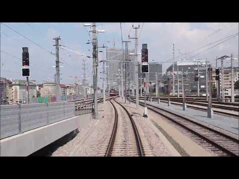 TIMELAPSE: Mitfahrt Wien Hbf - Wien Meidling