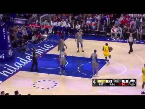 Eric Bledsoe and Joel Embiid FIGHT