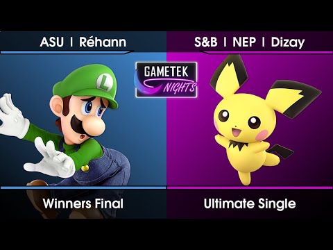 Gametek Night 2022.25 Winners Final - Réhann (Luigi) Vs. Dizay (Pichu) SSBU Ultimate Tournament