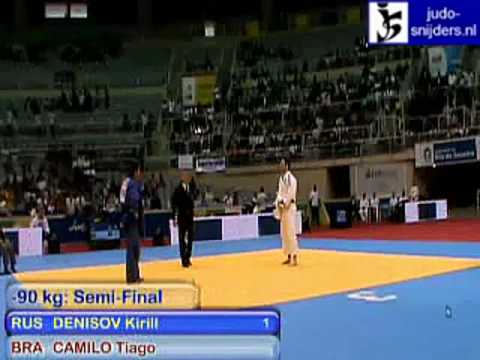 Judo 2009 Rio de Janeiro: Denisov (RUS) - Camilo (BRA) [-90kg].