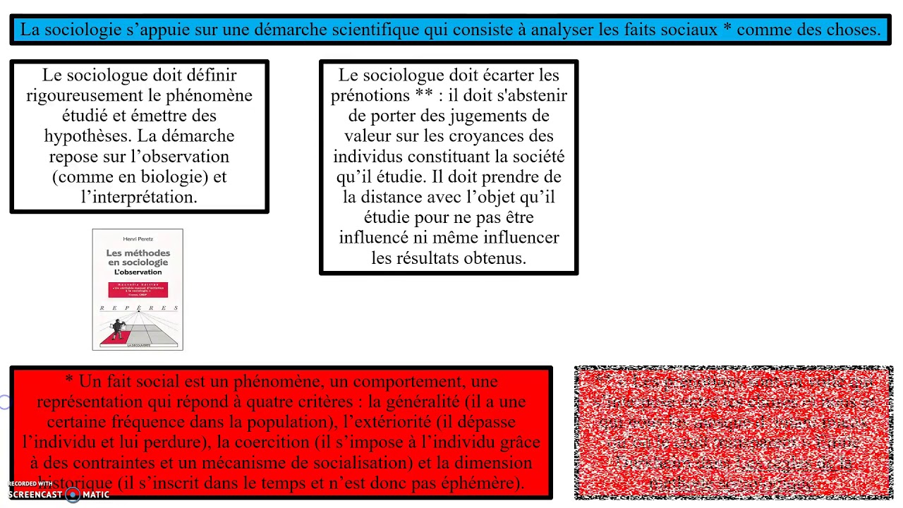 Introduction : qu'est-ce que la sociologie ? (présentation rapide)