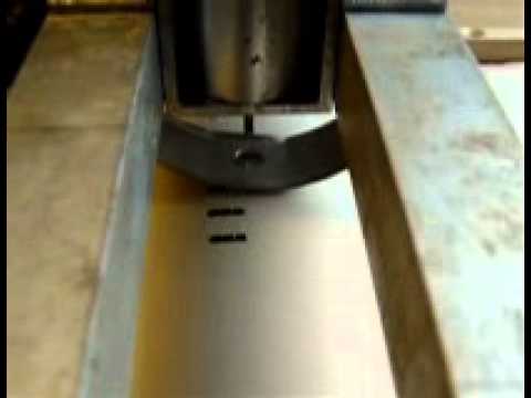 barrel organ puncher with normal motor driver