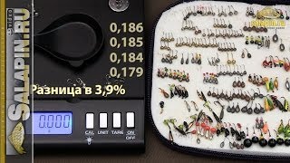 Вес мормышки от глубины ловли