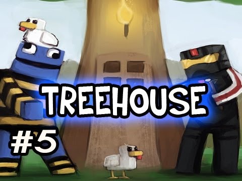 Minecraft: Treehouse REBORN w/Nova & Kootra Ep.5 - Exploring The Inside