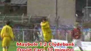 preview picture of video 'Maybole v Clydebank'