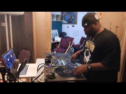 DJ Tekwun Spinning Live on the Temple of Hip Hop Radio Show in Glasgow, Scotland