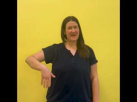 Gebärde für das Wort "Schmerz" | Das B