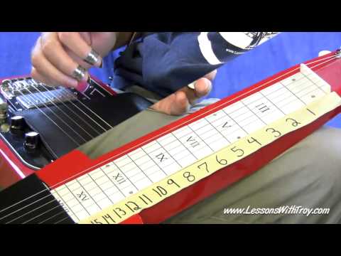 C6 Lap Steel Basics Vol. #9 - PLAYING THE BLUES in C6 Tuning