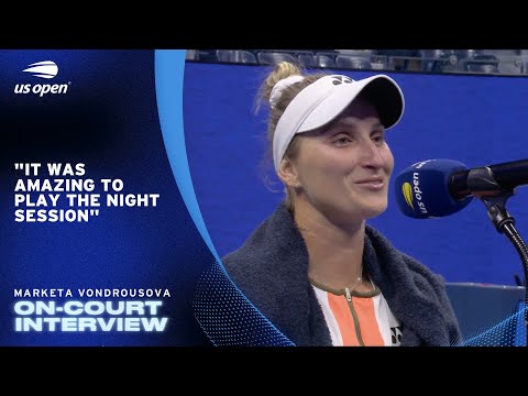 Marketa Vondrousova On-Court Interview | 2025 US Open Round 4