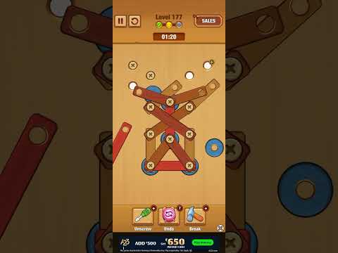 💚💙🤎 Nut Puzzle Games ll Real Games ll Not Fake Games 💚💙🤎