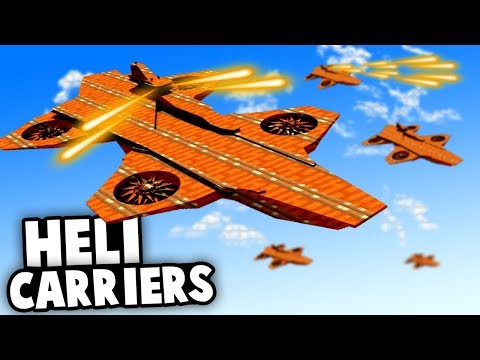 Epic HELICARRIER BATTLES! (Airships Conquer The Skies Multiplayer Gameplay)