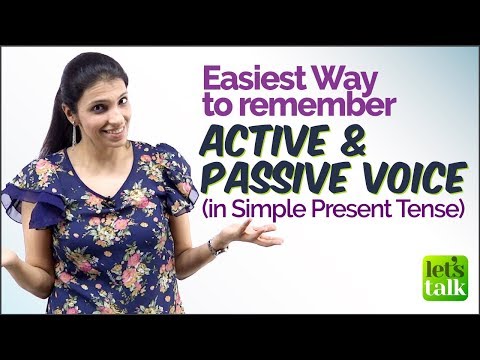 簡単なコツ - 英文法（単純現在形）の能動声と受動声 - 文法のルール (Easy Trick - Active and Passive Voice in English Grammar (Simple Present Tense) - Grammar Rules)