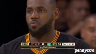 LeBron James ALL 5 Blocks on Stephen Curry in NBA Finals 2016 *Trash Talk