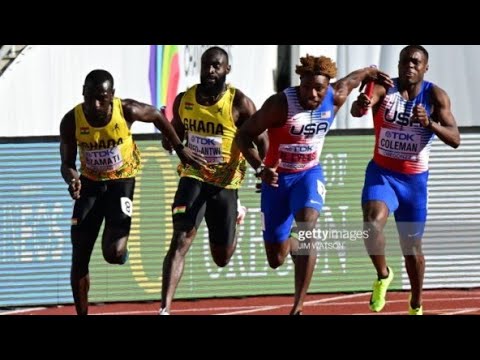 Ghana's 4x100 relay team set new national record in World Athletics Championship