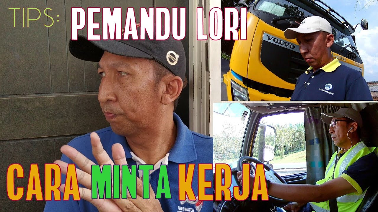 PANDUAN CARI KERJA PEMANDU LORI