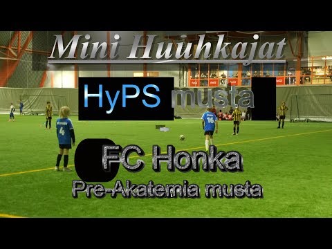 Mini Huuhkajat HyPS musta vs FC Honka Pre Akatemia musta 7.12.2018