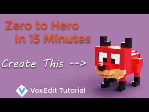 VoxEdit Complete Beginner Tutorial