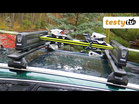 THULE: Bagażnik THULE WINGBAR EVO + THULE SnowPack Extender (uchwyt na narty)