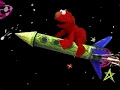 Sesame Street Elmo Rides A Space Ship