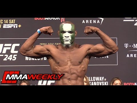 UFC 245 Ceremonial Weigh-Ins: Kamaru Usman vs Colby Covington  (FULL)