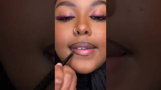 Black liner as lip liner🖤 Thoughts  @ysumaya #fyp #foryou #foryoupage #makeup #lips #liptutorial #