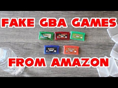 Amazon Sells Fake GBA Games!