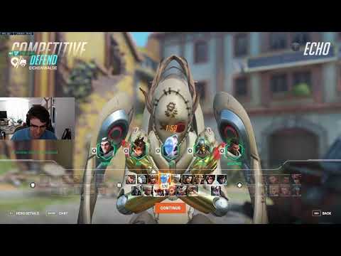 JAKE INSANE ECHO + SOLDIER 76 + CASSIDY GAMEPLAY OVERWACTH 2 SEASON 6