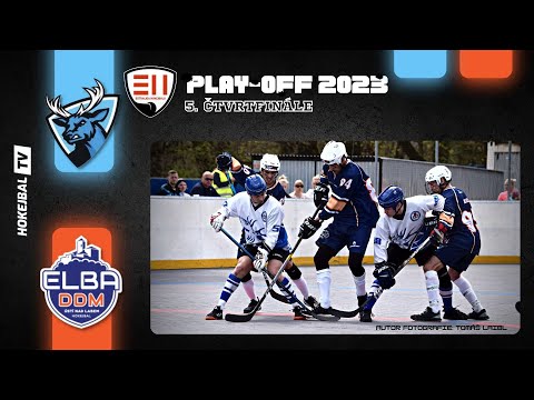 Highlights Play-off Extraligy hokejbalu | SK Hokejbal Letohrad vs Elba DDM Ústí nad Labem | 5. zápas