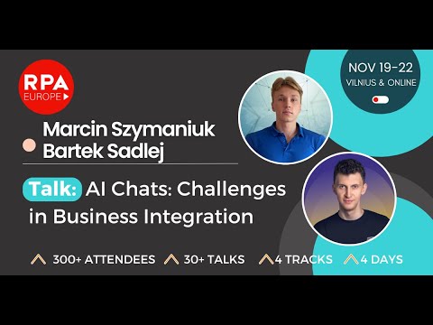 Marcin Szymaniuk, Bartek Sadlej: AI Chats: Challenges in Business Integration