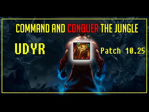 BASIC JUNGLE UDYR GUIDE PATCH 10.25 BUILD/RUNES| UDYR COMMENTARY GUIDE SEASON 11 -LEAGUE OF LEGENDS