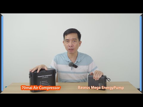 So sánh bơm lốp 70mai Air Compressor và Baseus Mega EnergyPump